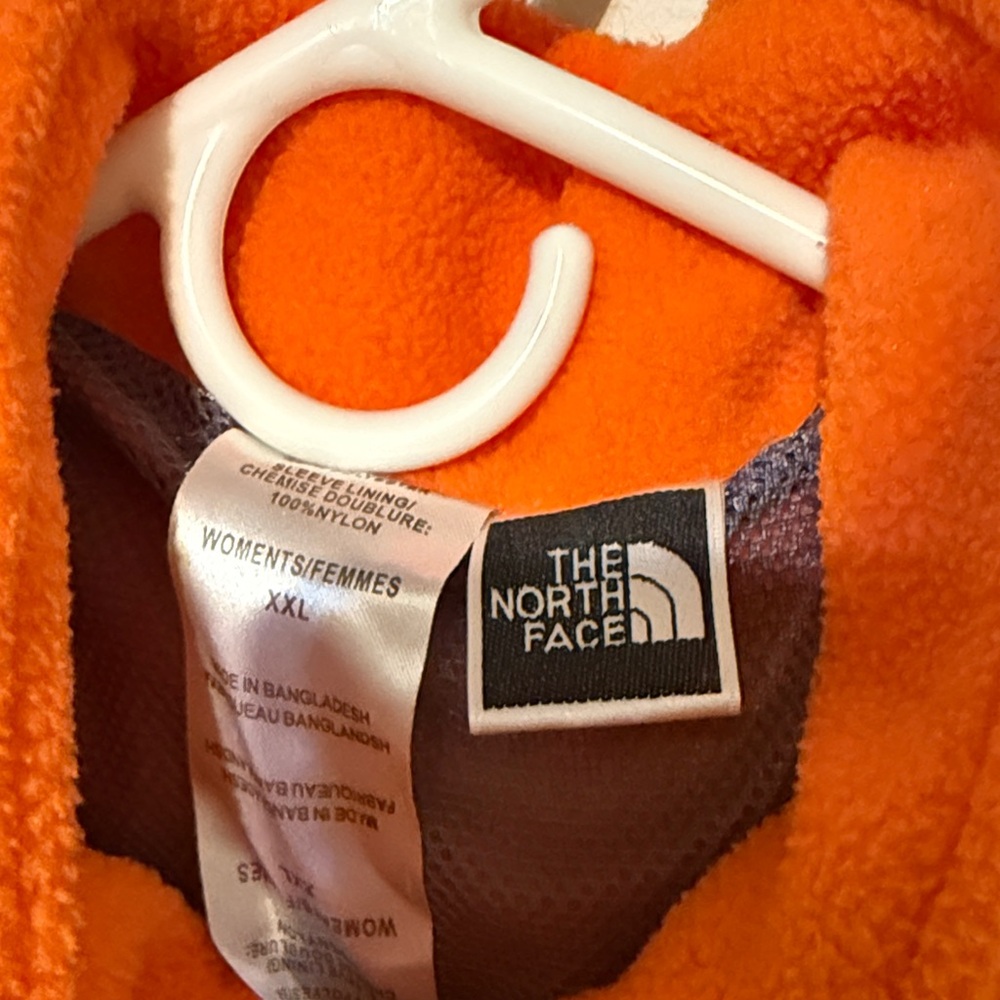 The North Face Orange and Gray Women’s Mountain Jacket with Detachable Sweater - Picture 2 of 8